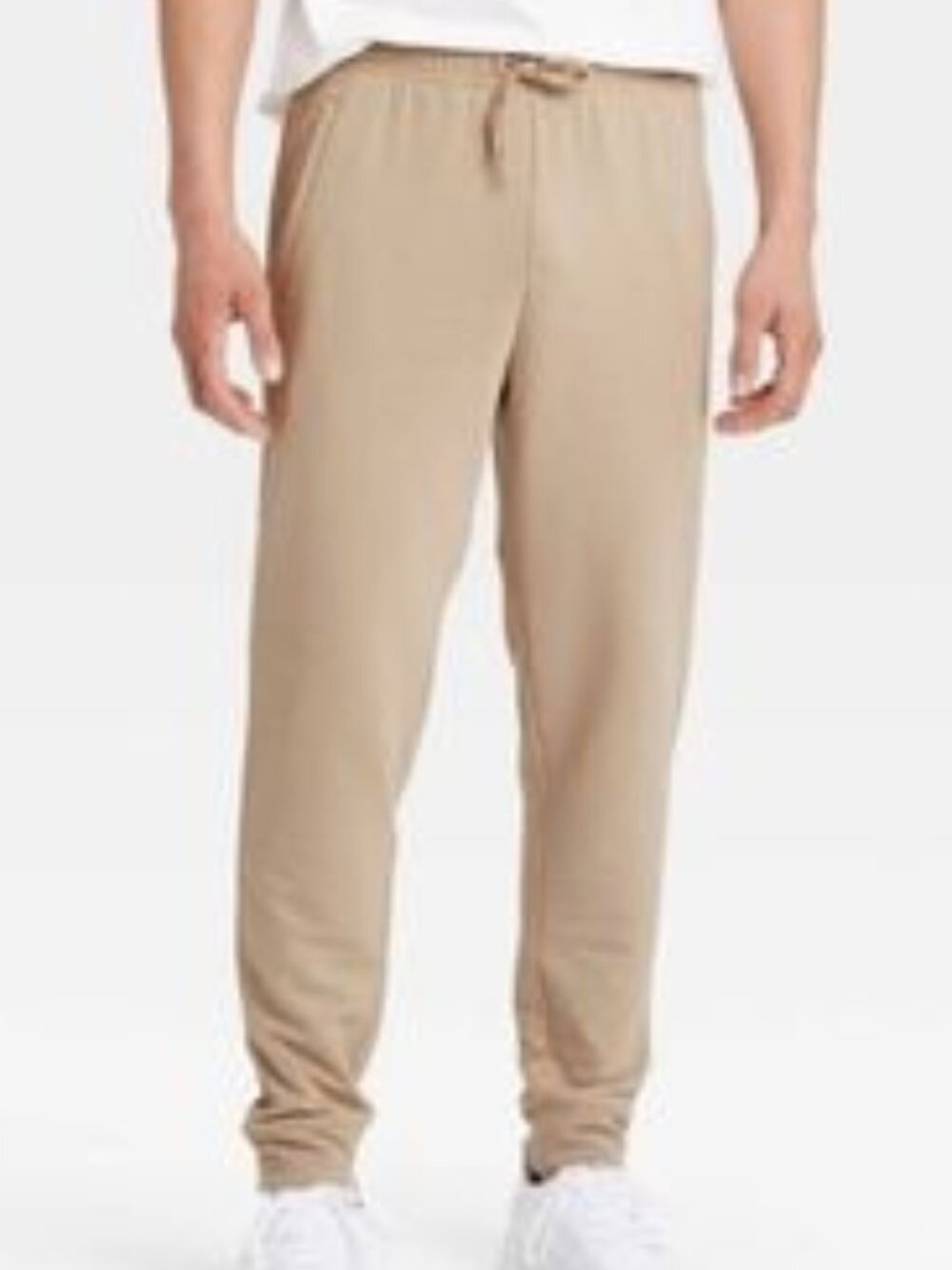 All in Motion Men's Soft Gym Pants Size XXL Tan Khaki Joggers NWT